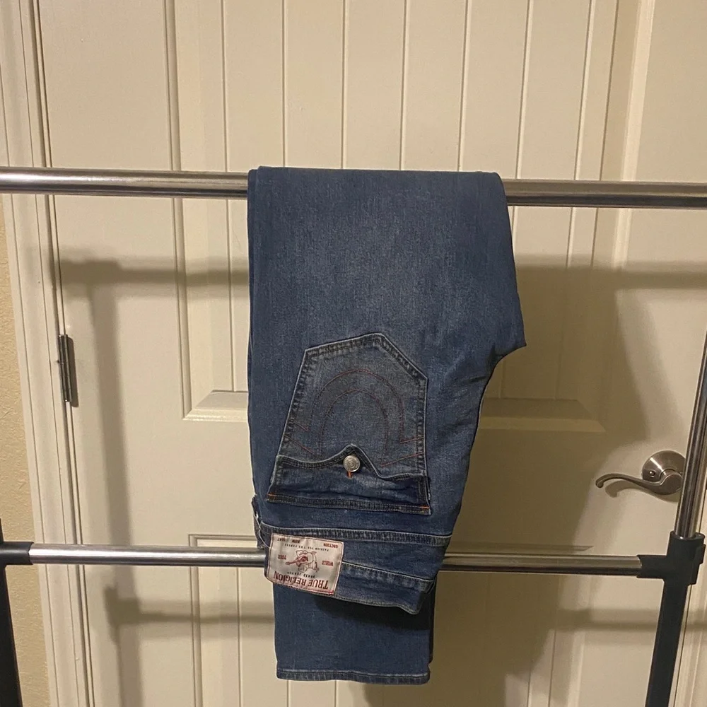 True Religion relaxed straight jeans